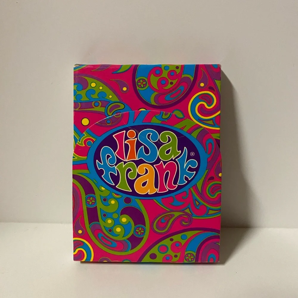Lisa Frank Mini Notepad Y2K Pink Paisley Stationery Self Closure Memo Pad